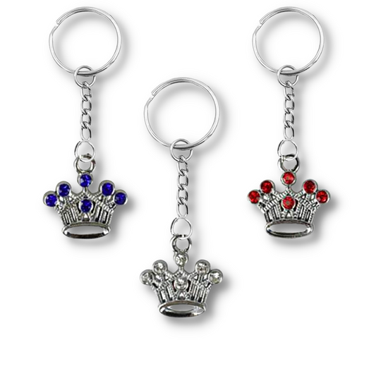 Crown Keyring (Various Colours)