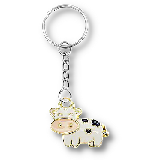 Cow Keyring