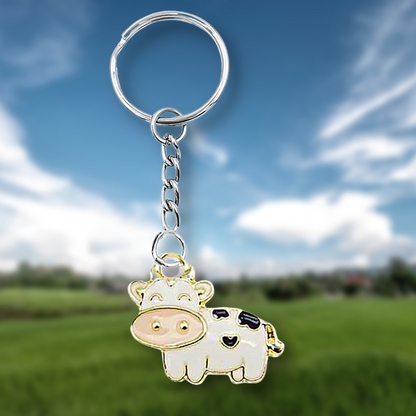 Cow Keyring