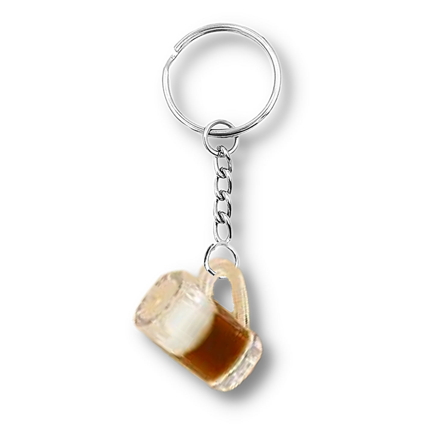 Beer Glass Keyring (Various Colours)