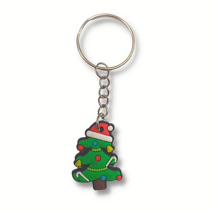 Jolly Christmas Tree Keyring