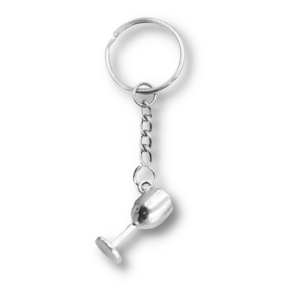 Champagne Glass Keyring