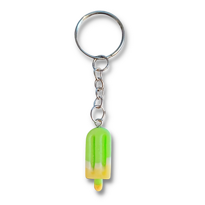 Green Ice Cream Keyring