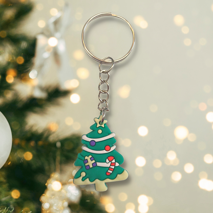 Classic Christmas Tree Keyring