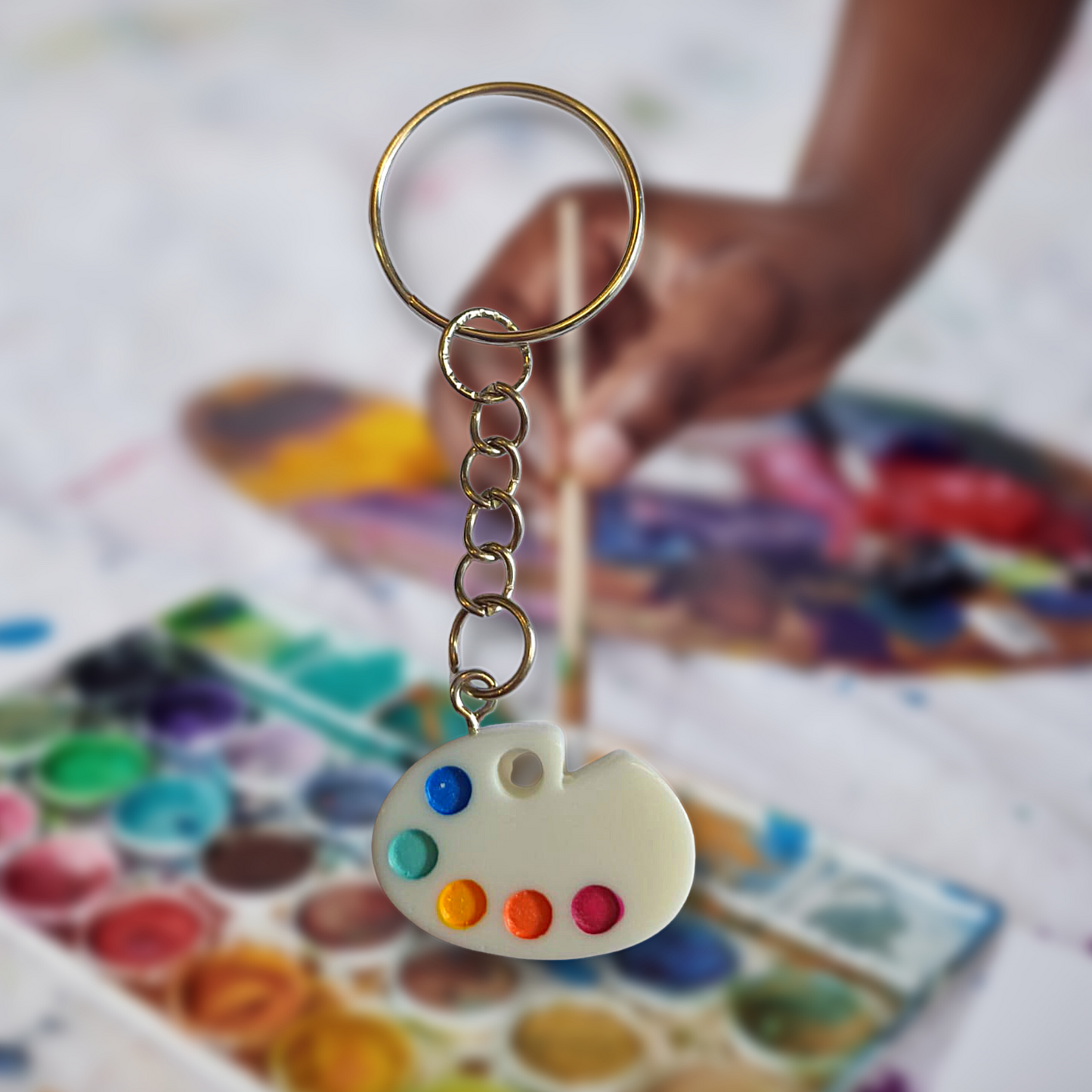 Paint Palette Keyring