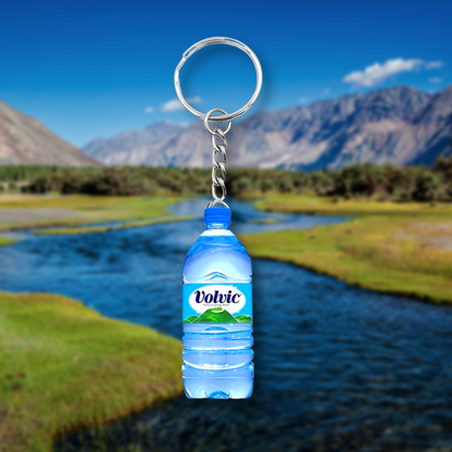 Volvic Water Keyring