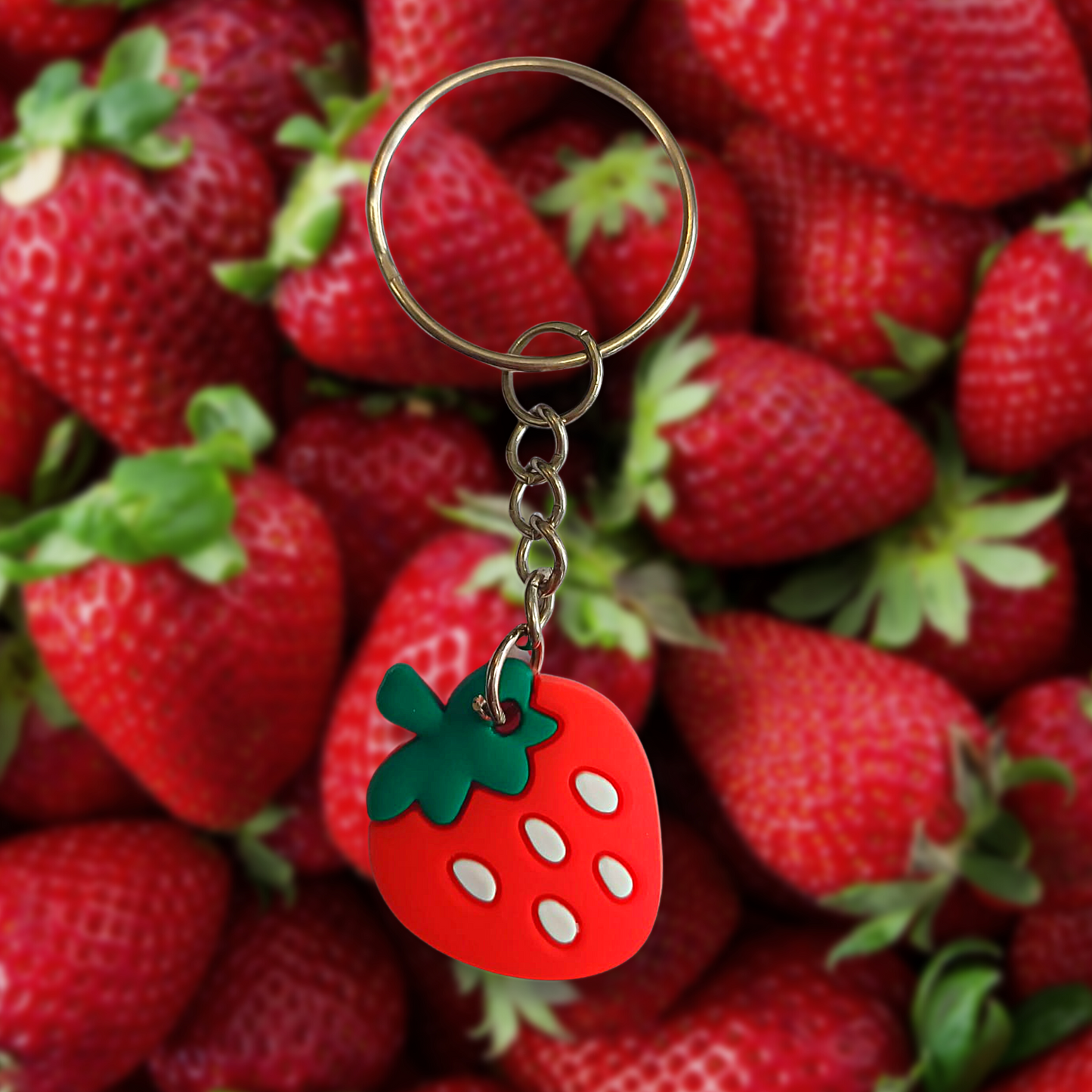 Strawberry Keyring