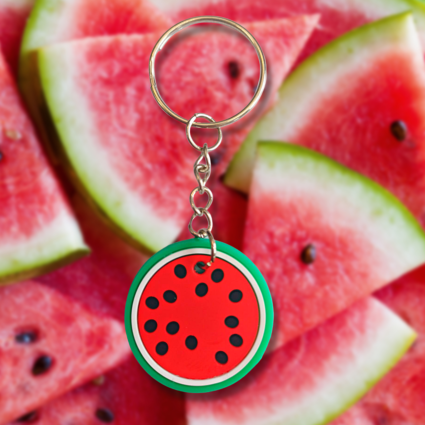 Watermelon Keyring