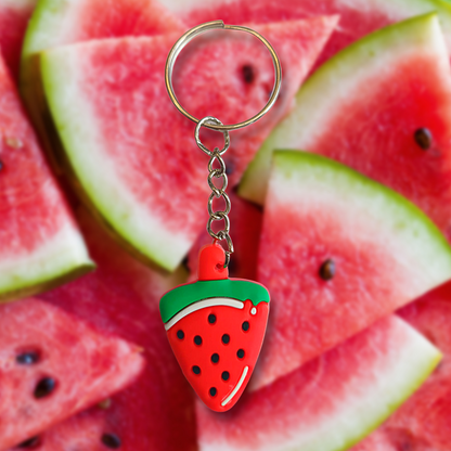 Sweet Watermelon Slice Keyring