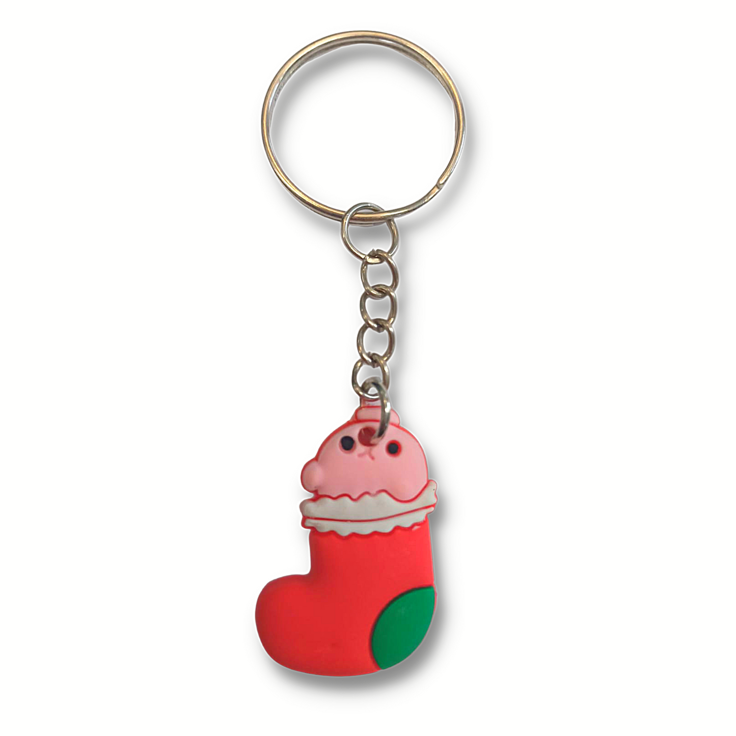 Jolly Christmas Stocking Keyring