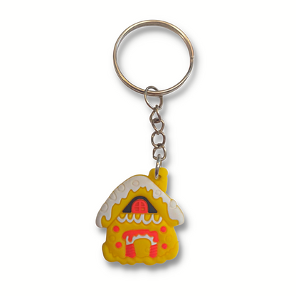 Gingerbread House Keyring