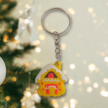 Gingerbread House Keyring