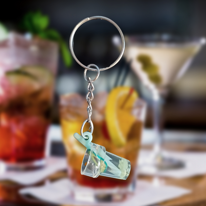 Cocktail Keyring (Various Styles)