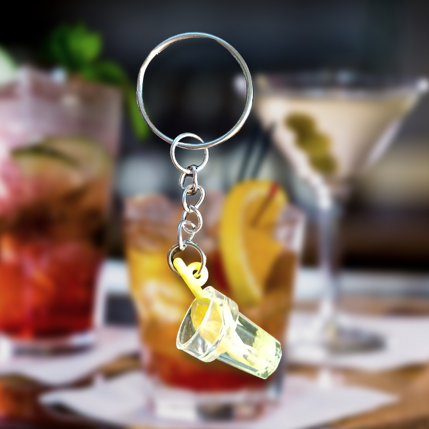 Cocktail Keyring (Various Styles)