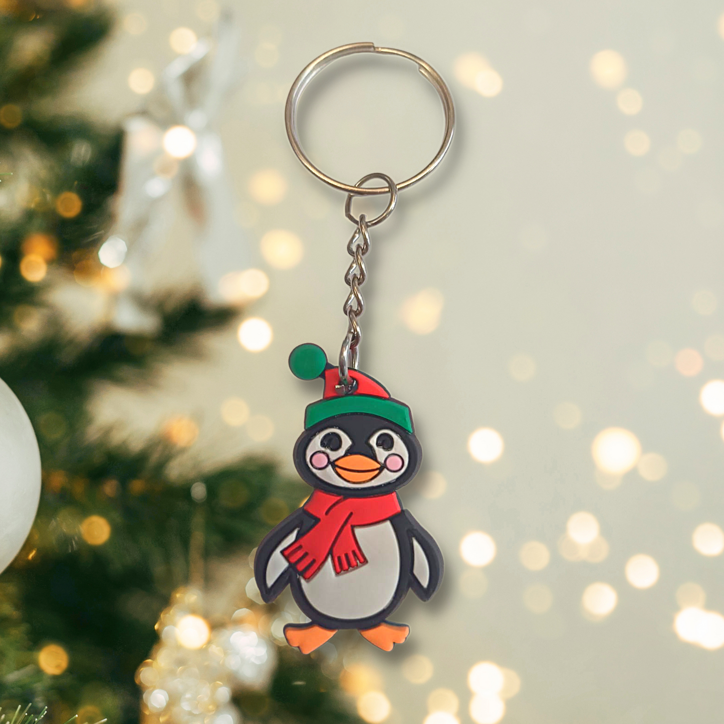 Jolly Penguin Keyring