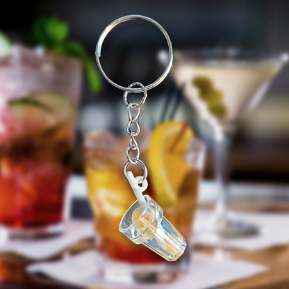 Cocktail Keyring (Various Styles)