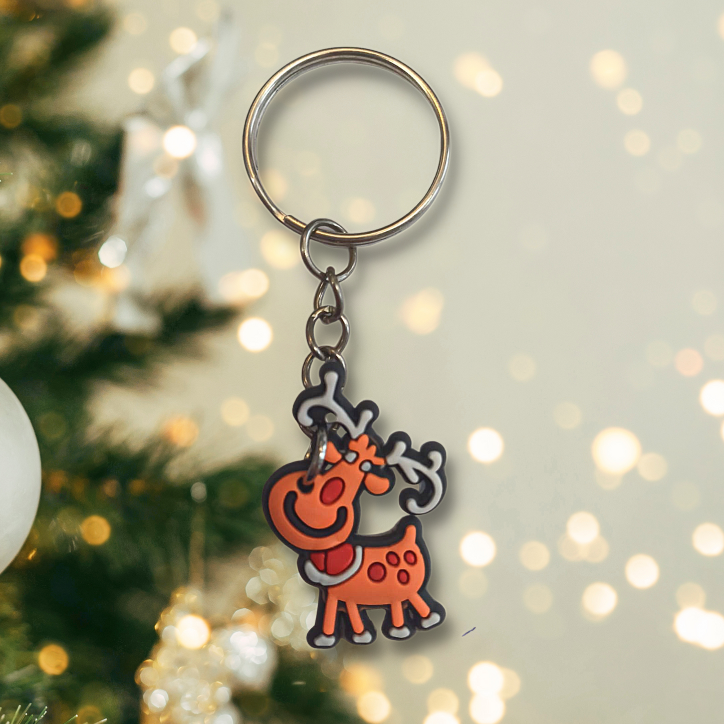 Jolly Reindeer Keyring