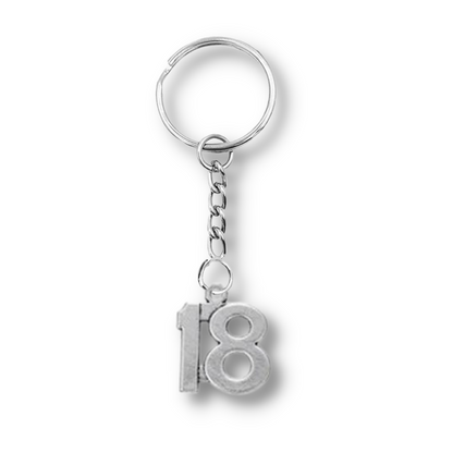 Number Keyrings (Various Types)