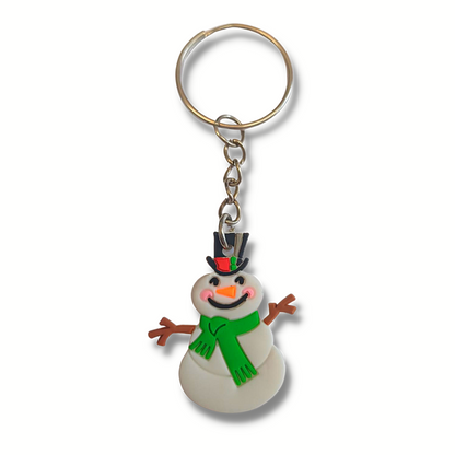 Mr Snowman Keyring