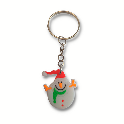 Jolly Snowman Keyring