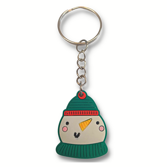 Happy Snowman Keyring