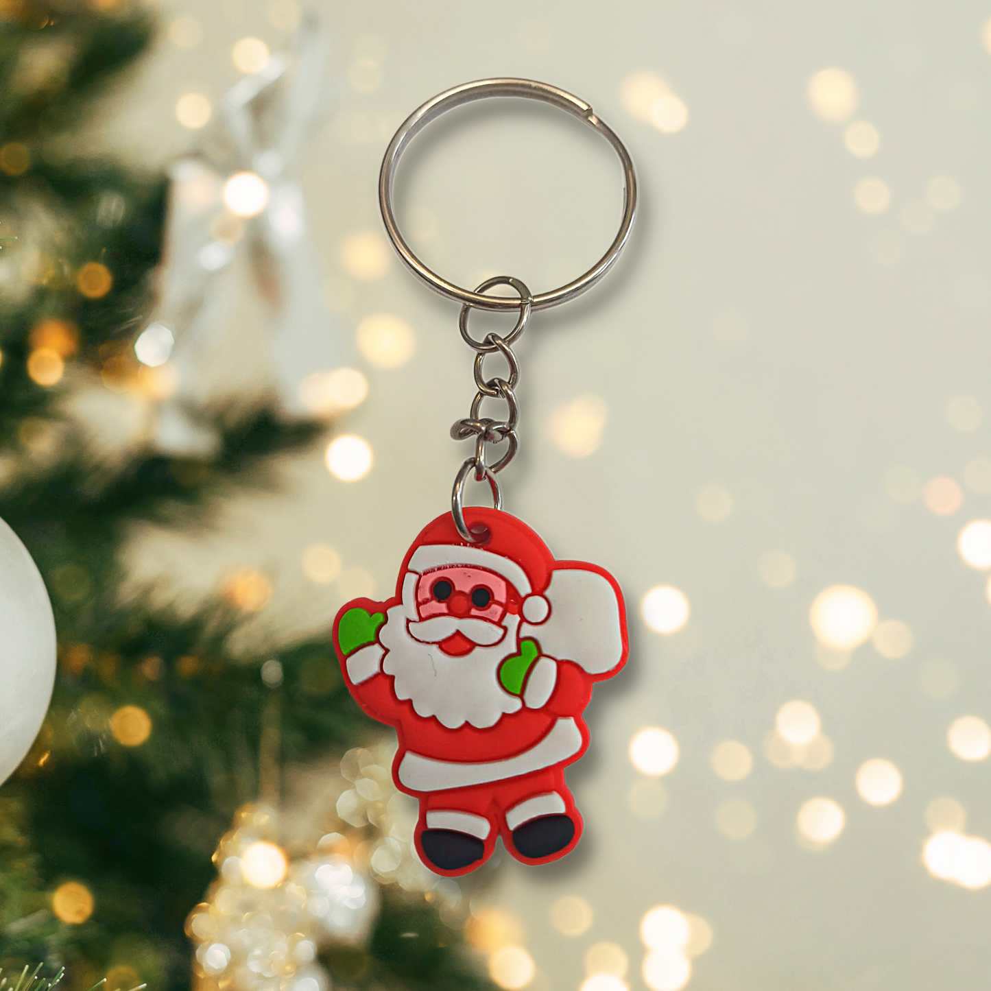 Jolly Santa Keyring