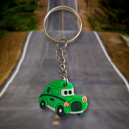 Green Car Keyring