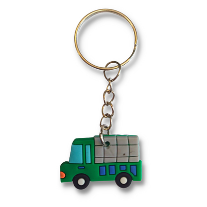 Green Truck Keyring