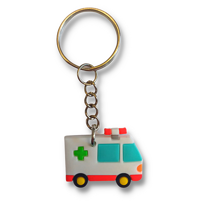 Ambulance Keyring (Various colours)