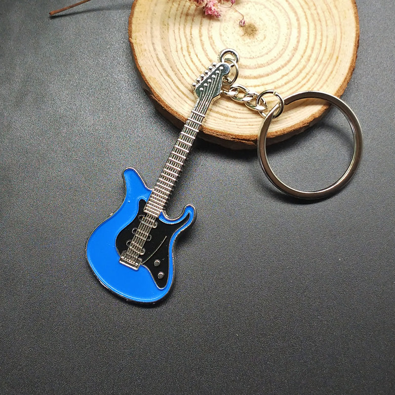 Electric Guitar Keyring (Various Colours)