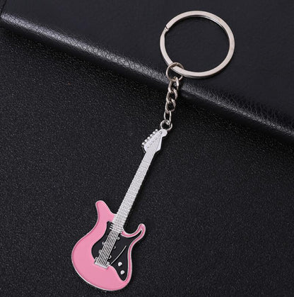 Electric Guitar Keyring (Various Colours)