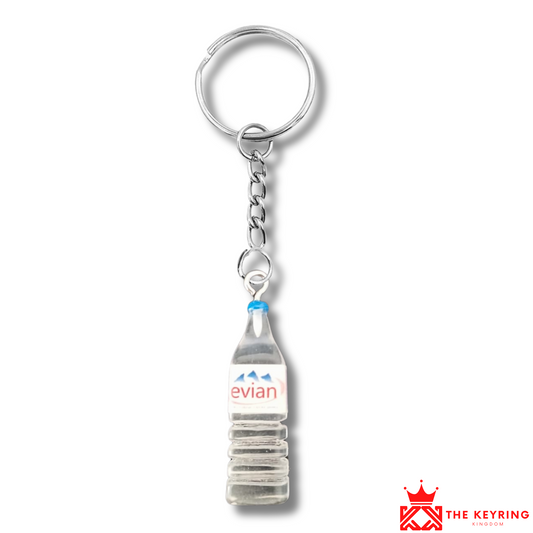 Evian Water Keyring