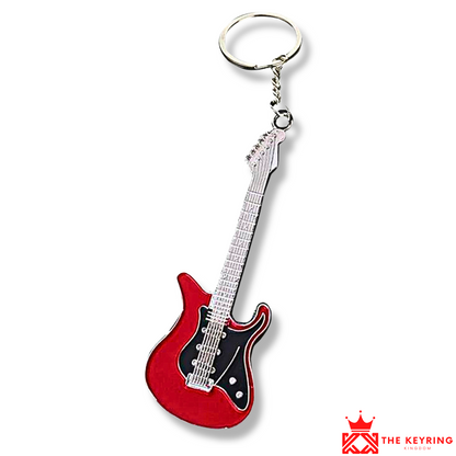 Electric Guitar Keyring (Various Colours)