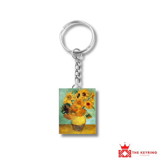 Sunflower's Painting Keyring