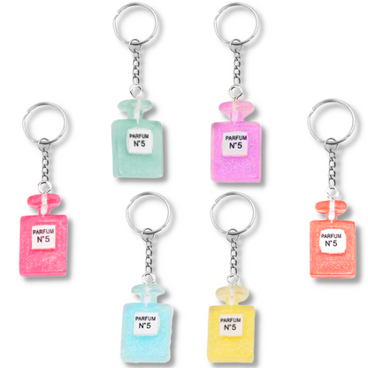 Perfume No.5 Keyring (Various Colours)