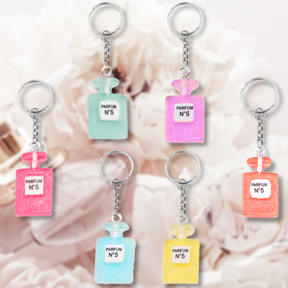 Perfume No.5 Keyring (Various Colours)