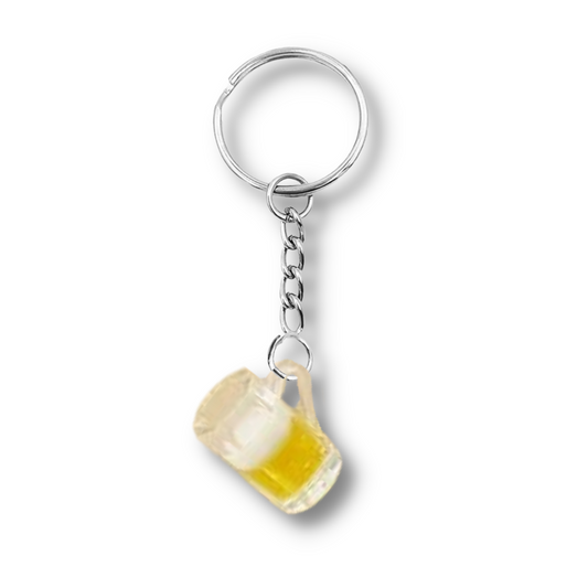 Beer Glass Keyring (Various Colours)