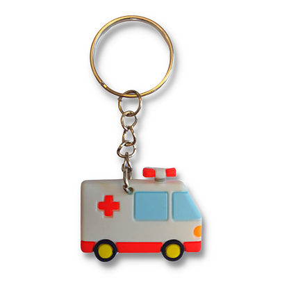 Ambulance Keyring (Various colours)